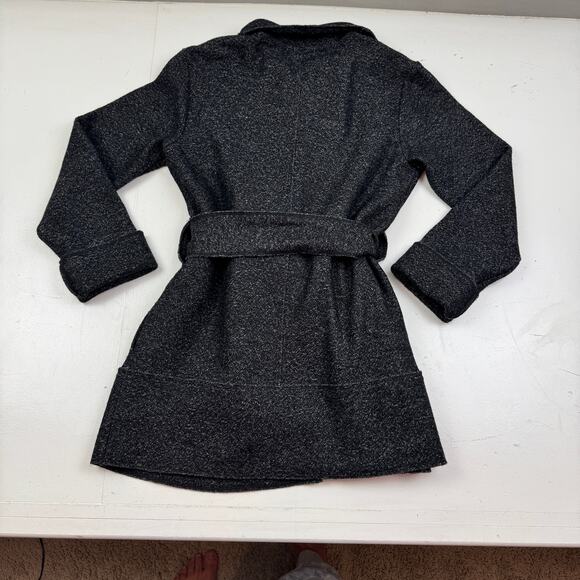 Club Monaco Wool Blend Marled Comfy Cozy Tie Front Jacket Cardigan Women's XS - Picture 4 of 8